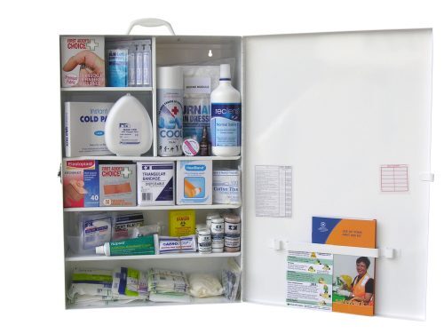 first aid kit wall mount large