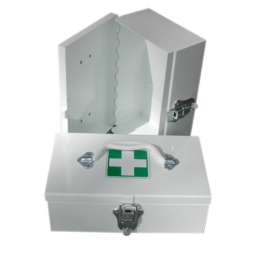 first aid box portable metal small