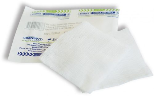 gauze pieces 7.5cm pk5