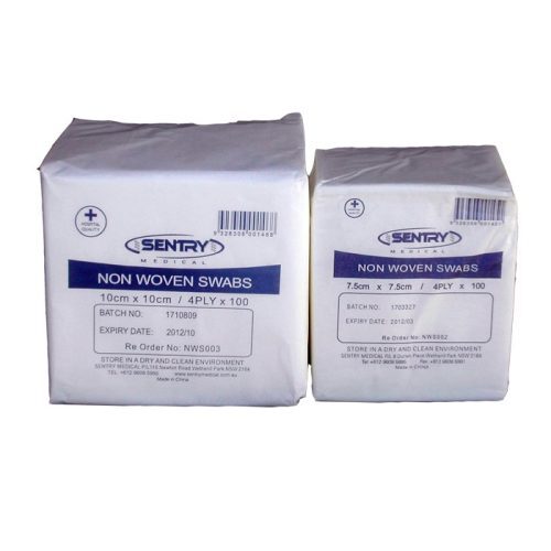 non woven gauze swab pk100