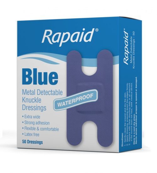 bandaid blue detectable knuckle