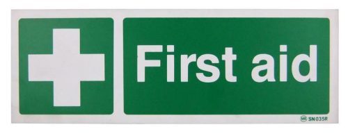 sticker - first aid