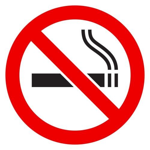 sticker - no smoking