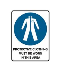 sign metal - protective clothing