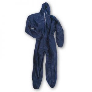 disposable coverall blue