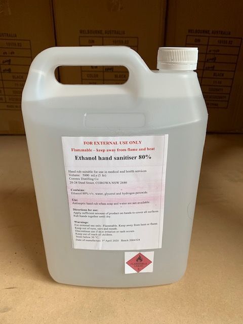 Sanitiser - ethanol