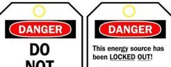 Lockout Tags
