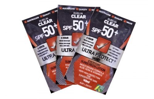 sunscreen sachet