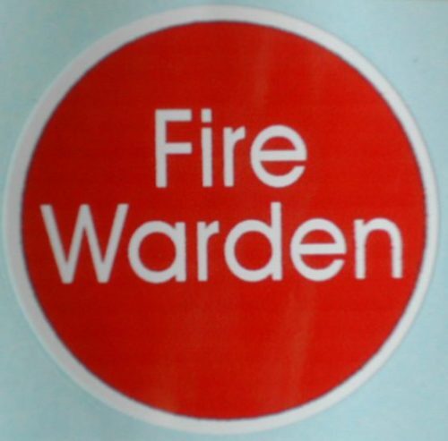 Sticker - Fire Warden